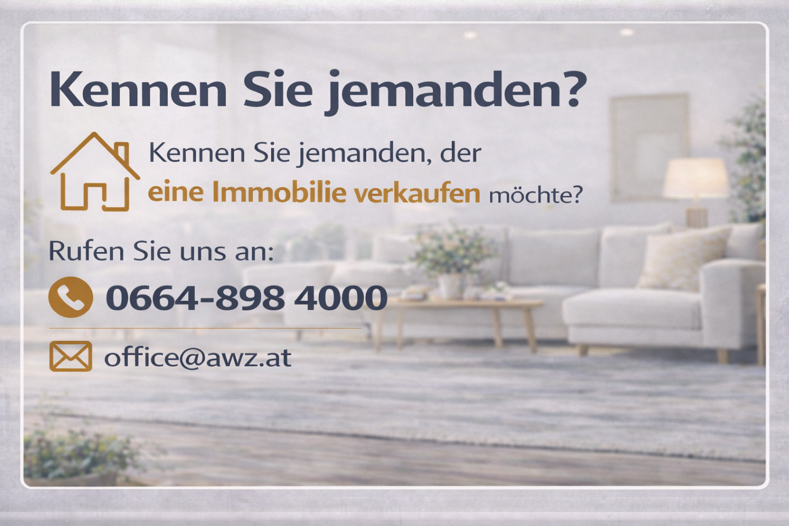 Haben Sie auch eine Immobilie zu verkaufen