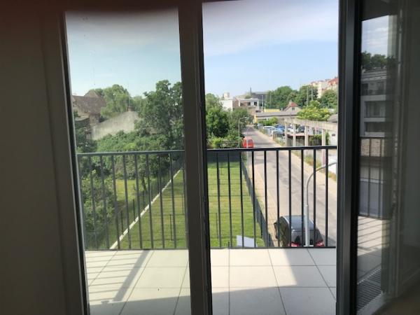 Blick vom Wohnzimmer aus 